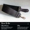 ROYAL SHAVE 3" Latigo Leather Straight Razor Strop with Handle