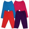 ToBeInStyle paquete de 4 pantalones capri casuales de color liso