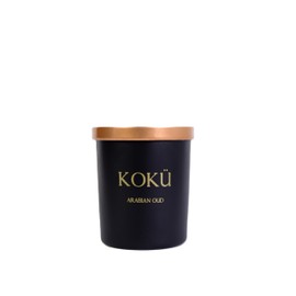 Koku Arabic Oud Scented Candle - Soy and Beeswax- Cruetly Free - GMO Free - Aromatherapy - Massage Session - Religeous and Spiritual Candles