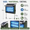 Solar Bug Zapper for Outdoor Use – 4500V Waterproof Mosquito