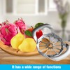 Apple Slicer, HEAVY DUTY Apple Corer, 12-Blade Stainless Steel Apple