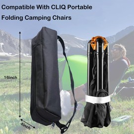 Houfut Storage Bag Portable Chair Camping Chairs, Portable Camping Chair Replacement Bag with Adjustable Shoulder Strap, Chair Protective Case for Outdoor Camping Beaching