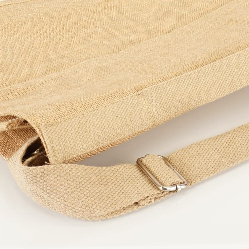 Jute statt Plastik Original DB1415B Briefcase, natural