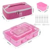 WETRBWEH Snack Box Container with Insulated Cooler Bag, Divided Serving