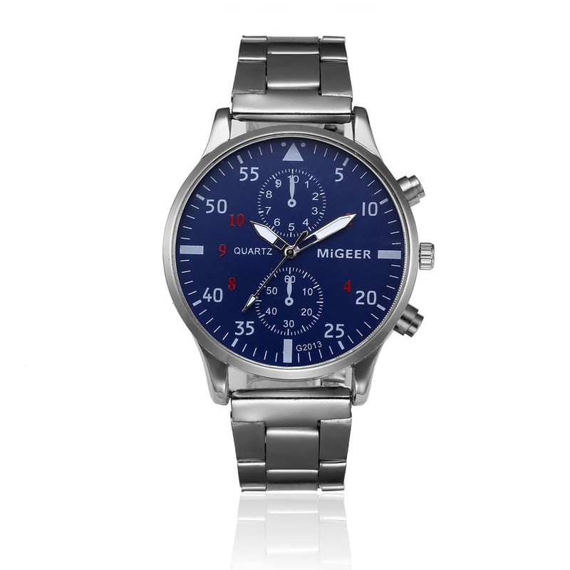 Weicam 4 Pcs Wholesale Watches Men Simple Round Dial Analog