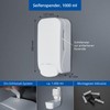 HyPaFol Soap Dispenser 1000 ml - Refillable, Matt White, Wall