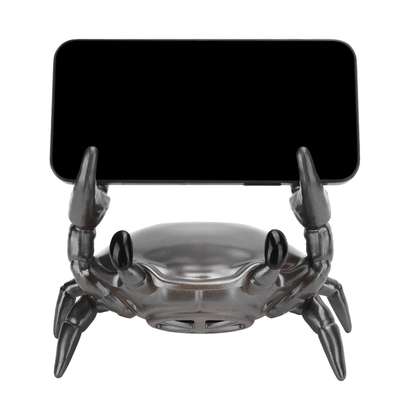 2 in 1 Mobile Phone Stand Bluetooth Speaker Crab Shape