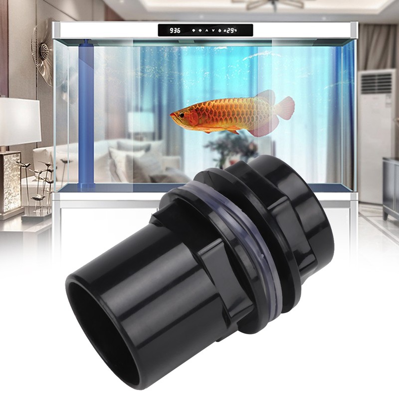 5Pcs/set PVC Aquarium Water Pipe Joint Straight Tube Connector Fish