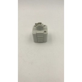 Metro Lighting 6 Pack, H System 3 Wire Single Circuit Pendant Track Adapter for 120V  HHC-3 WH