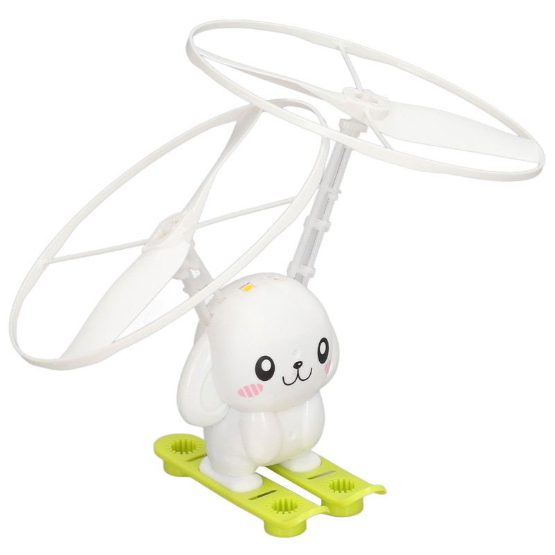 Bubble Blowing Helicopter Toy USB Rechargeable Automatic Induction Bubble Flying