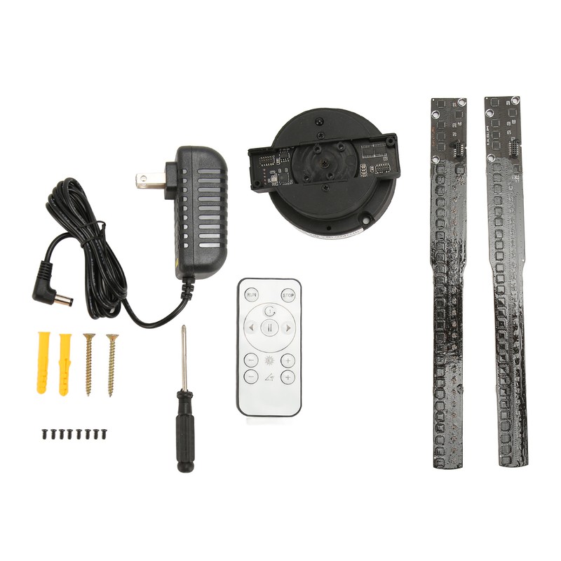 3D Hologram Fan 352 LED Light Beads 2000x704 Support Phone