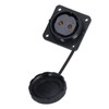 Waterproof Connector Square 4 Holes IP68 Aviation Power Socket 380V
