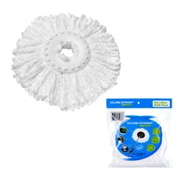 Ciclone Ispinmop Spin Mop Replacement Head - Spin Mop Refill Microfiber - Spin Mop Head for Spin Mop - Ciclone Ispinmop 360 Mop Head Refill - Spin Mop Head Replacement - Spin Mop Replacement Mop