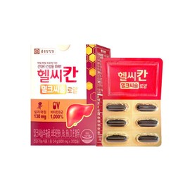 Chong Kun Dang Health Healthy Khan Milk Thistle Royal 800mg x 30 capsules / 종근당건강 헬씨칸 밀크씨슬 로얄 800mg x 30캡슐