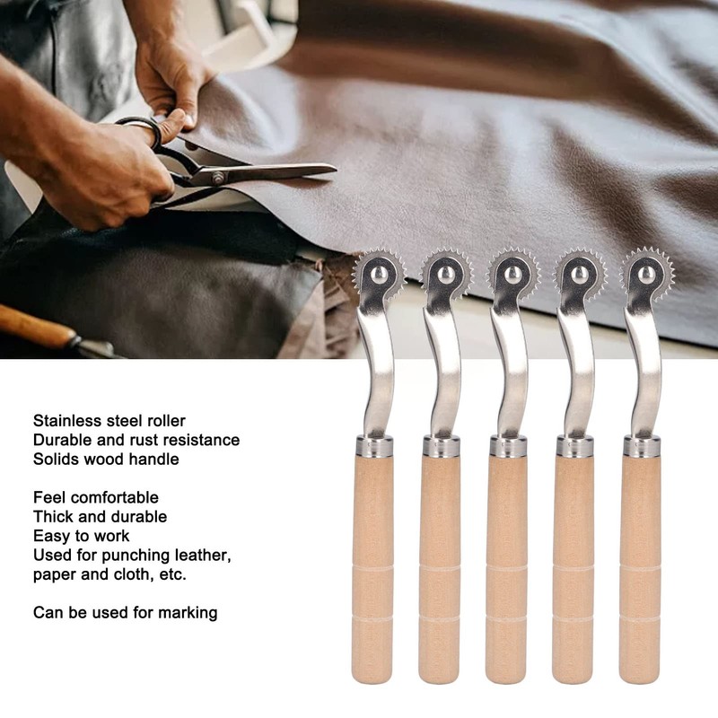 Agatige 5 Pieces Sewing Pause Wheel for Sewing Pattern, 20mm