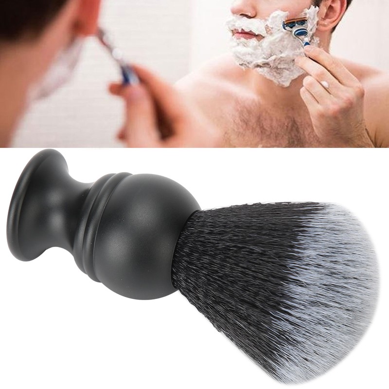 Shaving Brush Nylon Soft Hair Shaving Shave Brush with Metal