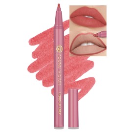 Jutqut Waterproof Lip Liner, Lipstick Long Lasting, Waterproof Smudge-proof Lip Liner, Matte Liquid Lip Liner Pencil, High Pigmented Makeup Lip Pencil, Smooth Lip Liner, Natural Lipstick