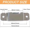 4PCS Small Metal Tape Measure Holder Clip Measuring Tape Belt