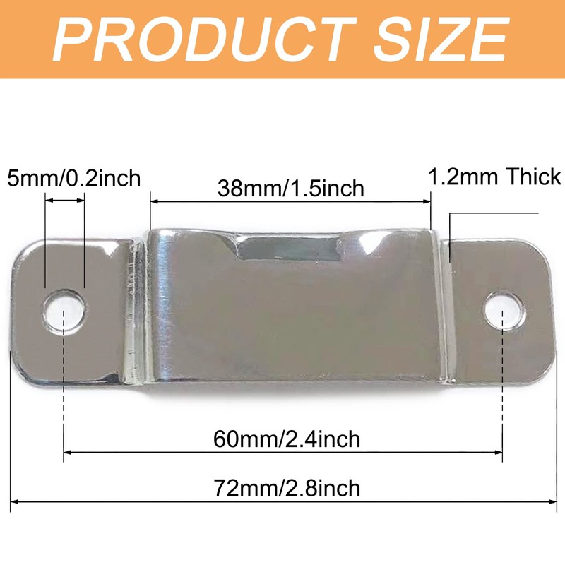 4PCS Small Metal Tape Measure Holder Clip Measuring Tape Belt