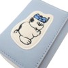 Snoopy Zip Trifold Wallet Blue Appliques Olaf