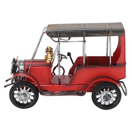 Antique Car Model Metal Vintage Retro Car Toys Iron Crafts Desktop Ornament Accessories