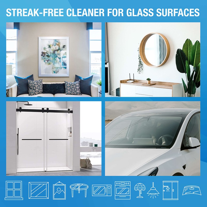 MiracleWipes for Glass, Disposable and Streak Free Cleaning Wipes for