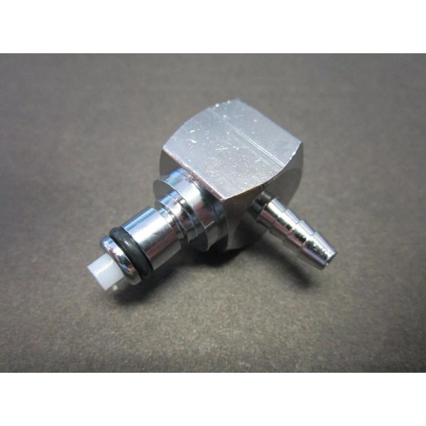 Colder Products 1/4" Coupling x 1/8" Barbed Chrome Plated Brass