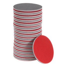 uxcell 30pcs 1000 Grit Sanding Sponge 4 Inch Hook and Loop Sponge Sanding Disc for Orbital Sander, Wet/Dry Use Sponge Buffer for Car Wood Drywall Metal Furniture Polishing