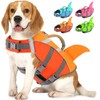 Doglay Dog Life Jacket with Shark Fin, Superior Buoyancy Dog