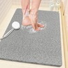 PVC Loofah Shower/Bathtub Mat Non-Slip, 24x16 inch, Soft Tub Mat
