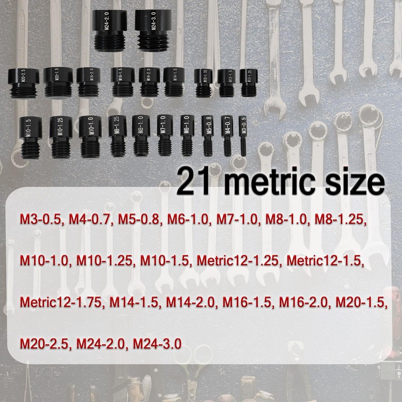findmall 44 PCS Nut and Bolt Gauges - 23 Inch