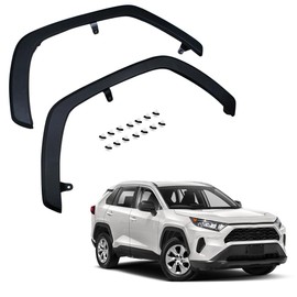 COOL STAR Front Fender Flares Compatible with Toyota Rav4 2019-2021 7560242160 756020R090 7560142160 756010R090 Left and Right 2 Pcs