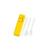 Tatsumiya Cutlery Trio Set, Chippu (Yellow), OMU SMILE, Made in