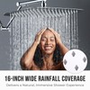 G-Promise All Metal 16 Inch Rain Shower Head with Adjustable