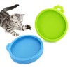 COMTIM Small Size Cat Food Can Lids, 2 Pack Silicone