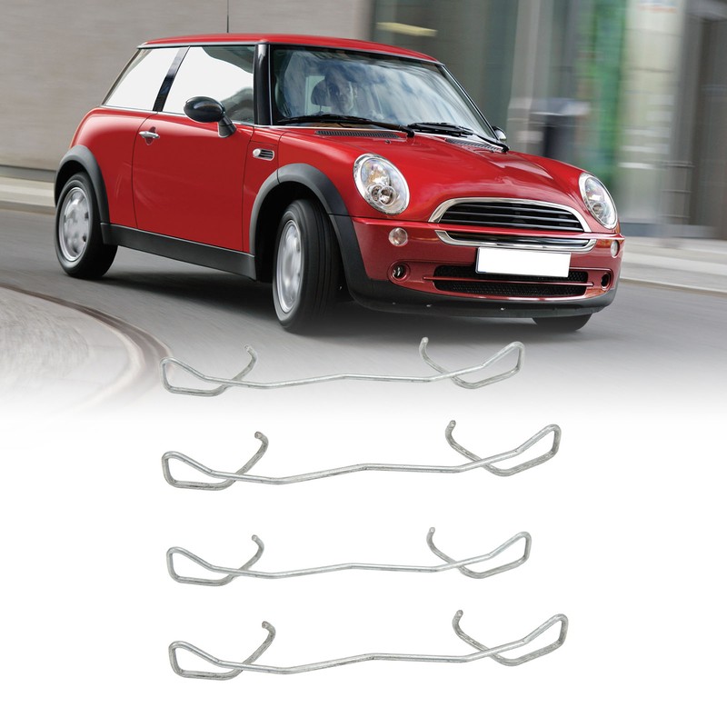 4PCs Rear Brake Caliper Return Springs BPF1755H Replacement for COOPER