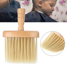 ANKROYU Barber Brush, Neck Dusting Brush Hairdresser's Face Soft Brush Salon Hair Cleaning Wooden Broom Hairdressing Salon Cutting Beauty Hair Cleaning Tools