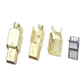 LYLGO 20 Set Mini USB Plug Male Socket Connector 5 Pin Welding Male Jack Plug Terminals Connector Welding Adapter