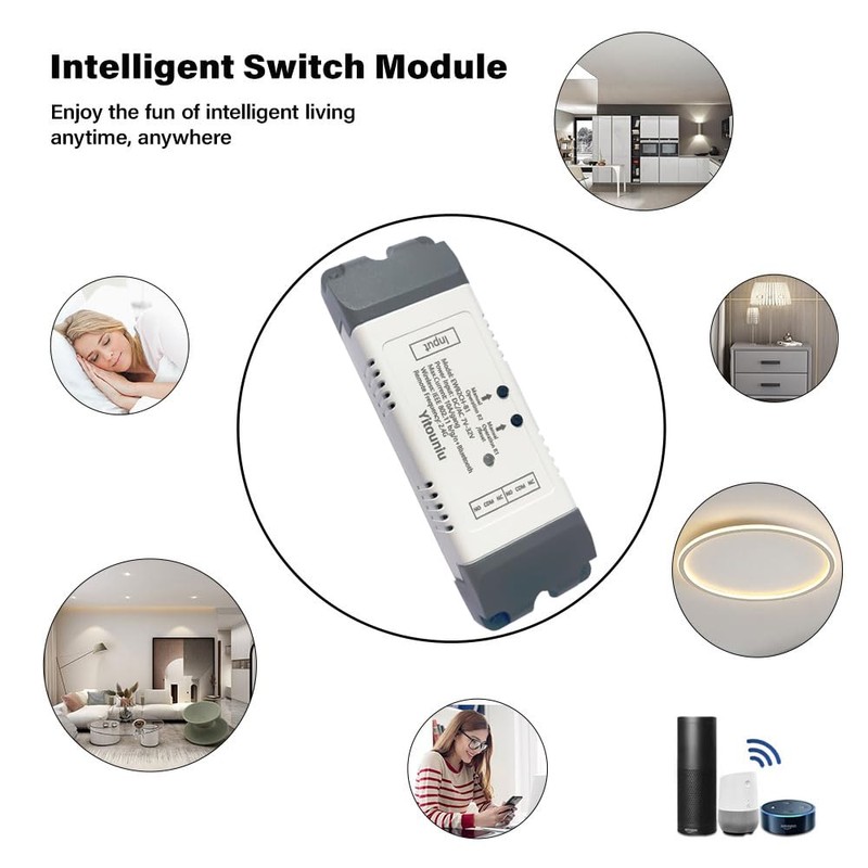 EWeLink 2CH 7-32V WiFi RF Wireless Switching Relay, Point Self-Locking