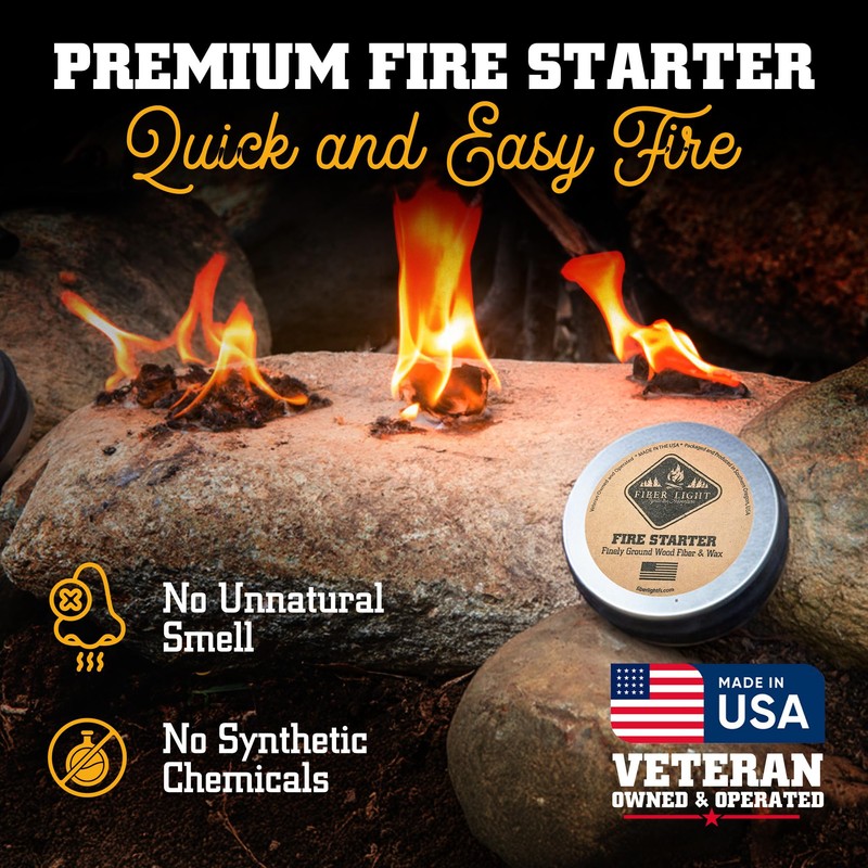Fiber LIght Fire Starter