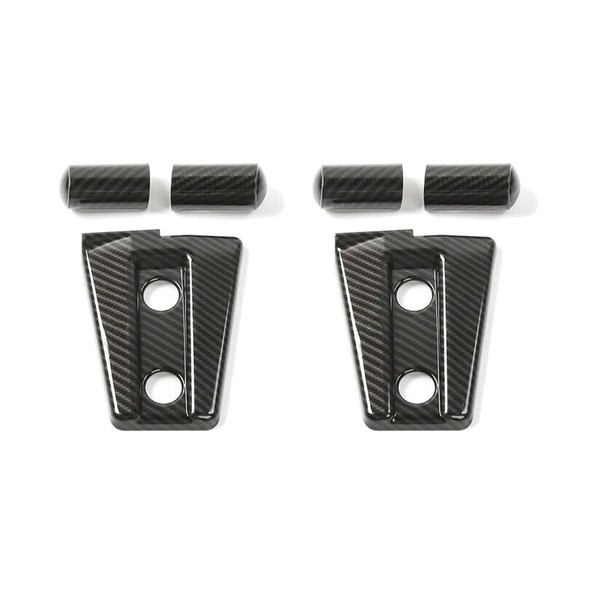OKOVO Carbon Fiber Exterior Hood Hinge Cover Trim Accessories 07+