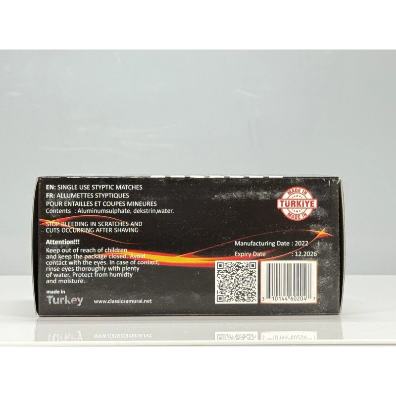 Classic Samurai 480 Styptic Sticks Disposable Single Use For Barber