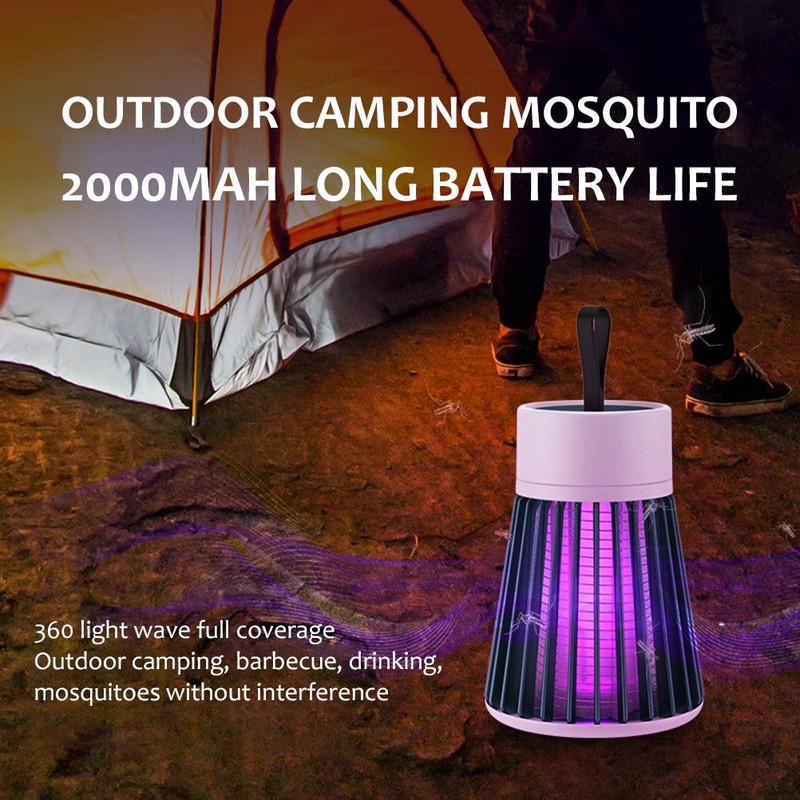 Electric Mosquito Killing Lamp USB Charging LED Light Trap Fly