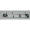 High Quality clothes hook, coathook with 4 hooks, shiny chrome