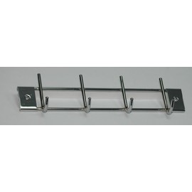 High Quality clothes hook, coathook with 4 hooks, shiny chrome