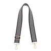 TANOSII Wide Adjustable Replacement Crossbody Strap Handbag Strap Silver String