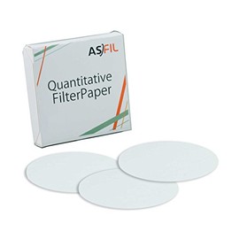 AS-ONE Qualitative Filter Paper 10211 2-871-03 Diameter 4.3 inches (11 cm), Pack of 100