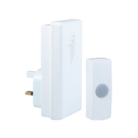 Byron DB302 30m Wireless Plug-In Door Chime Kit with 1 Sound