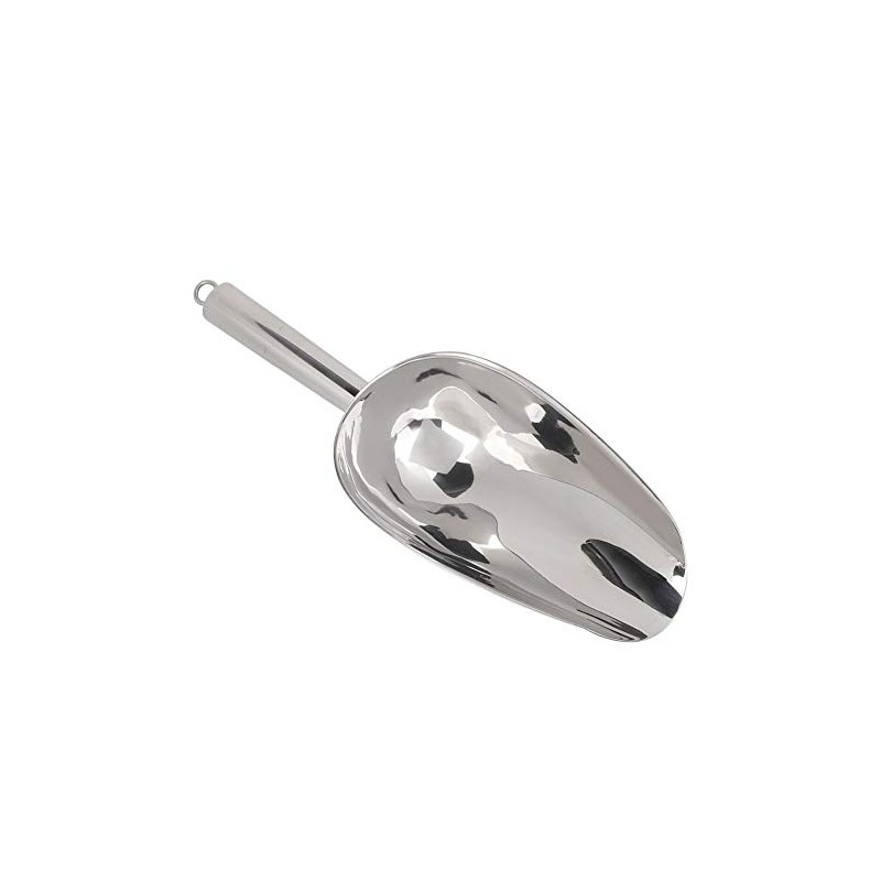 Cuchara de hielo inoxidable, pala de harina, duradera para cocina