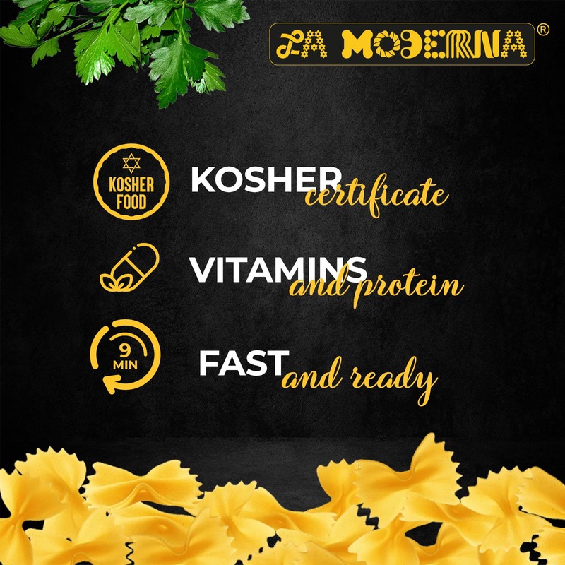 LA MODERNA, Bow Tie Corbata Pasta, 7 oz (Pack of